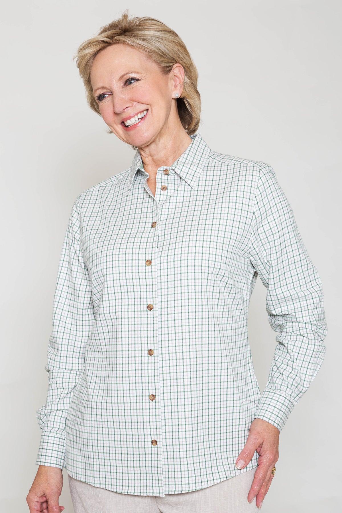 Betsy Check Blouse - Carr & Westley