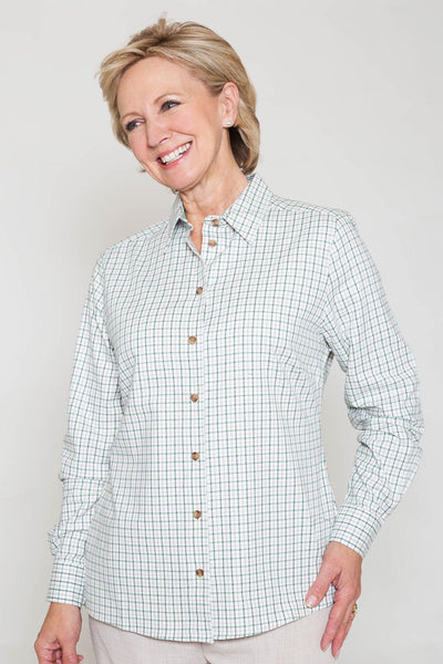Betsy Check Blouse - Carr & Westley