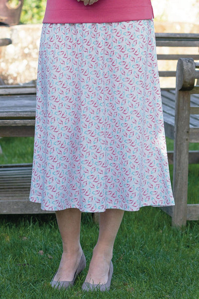 Betsy Leaf Print Skirt - Carr & Westley