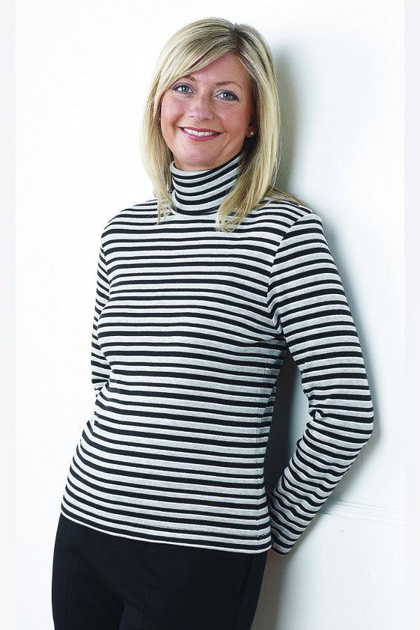 Polo Neck Top Poppy Classic Women's Tops – Carr Westley