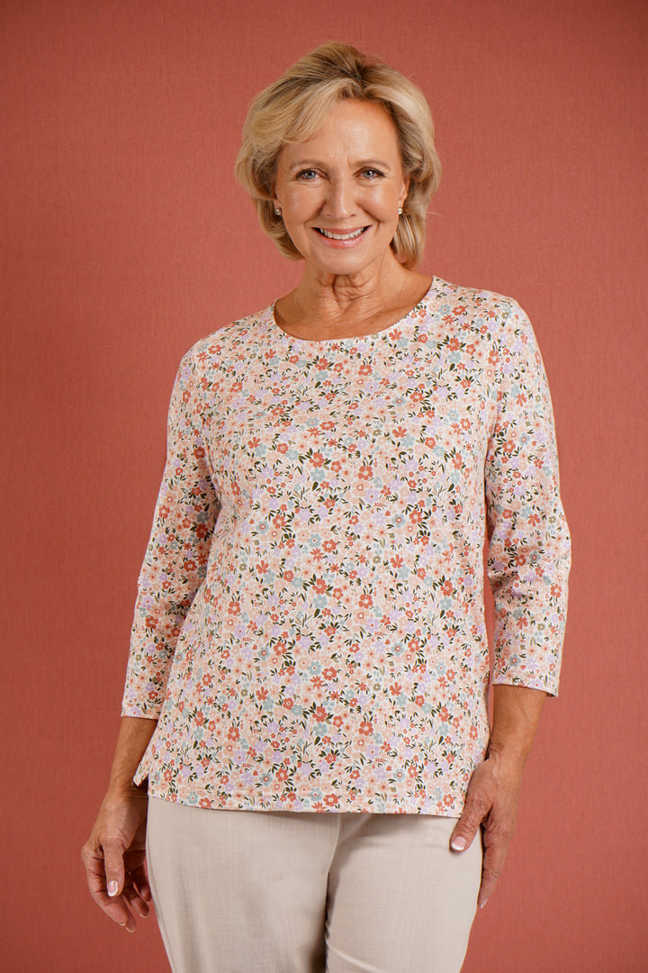 Pastel Floral Top