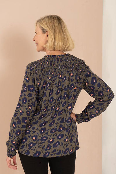 Midnight bloom blouse - Carr & Westley