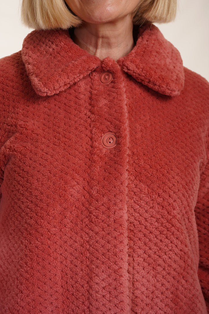 Slenderella BJ4325 Women's Bed Jacket, Raspberry Slenderella BJ4325 Women's Bed Jacket, Raspberry
