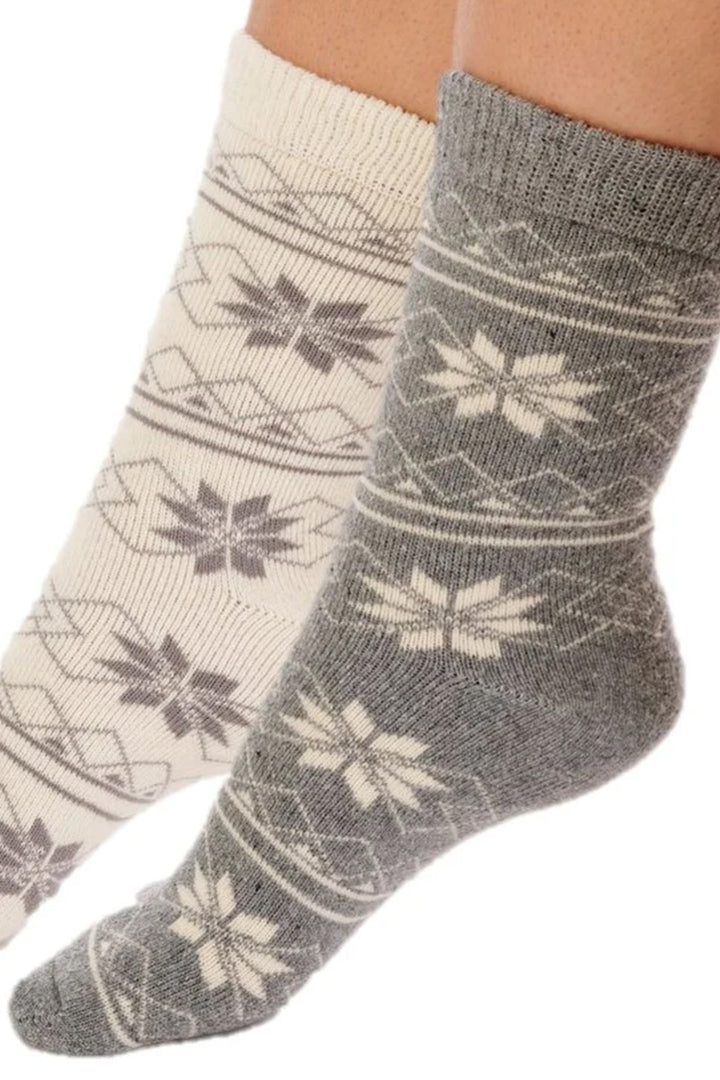 Snowflake Socks - Pack of 2