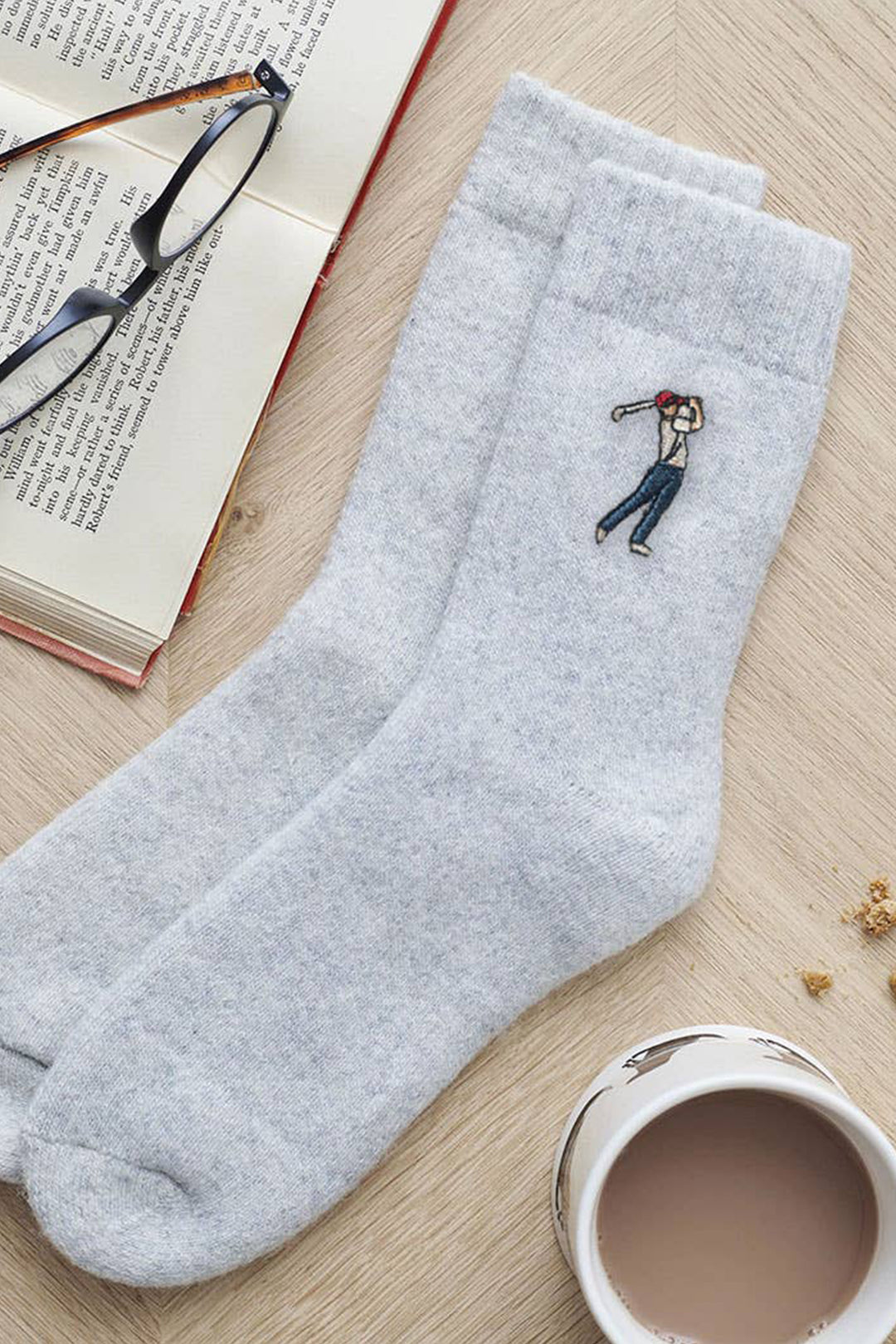 Golfer Sports Lover Wool Socks