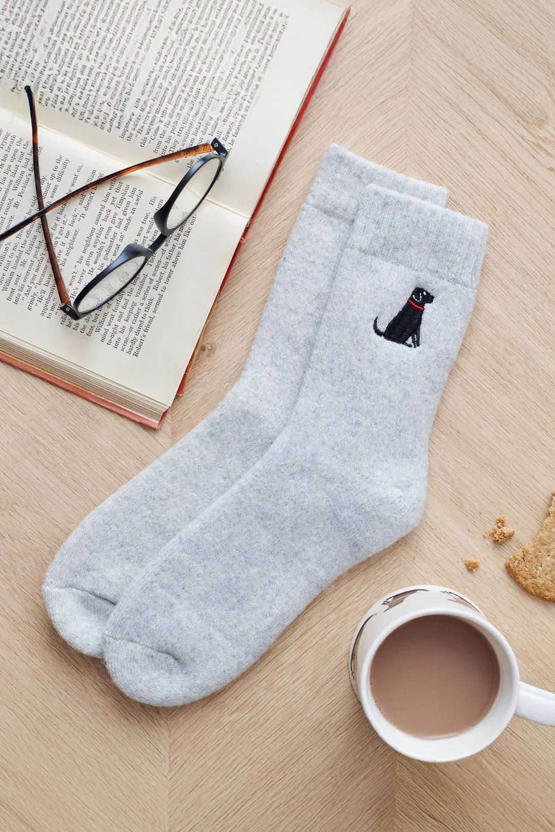 Black Labrador Socks