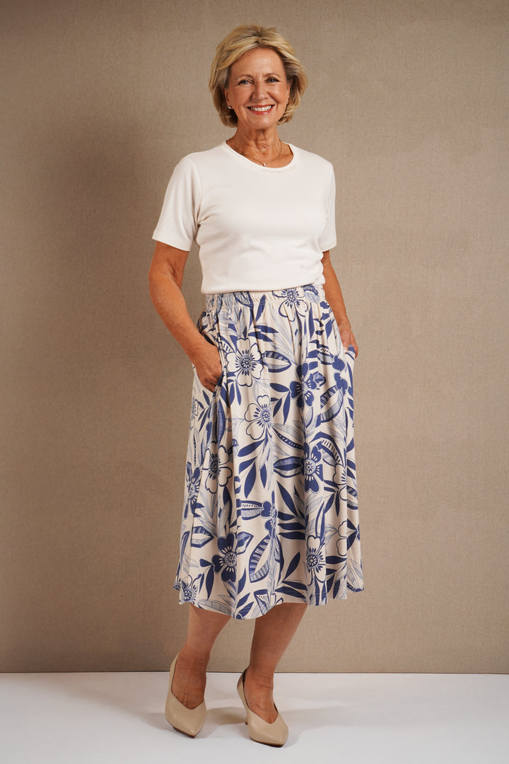 Flower Patterned Skirt