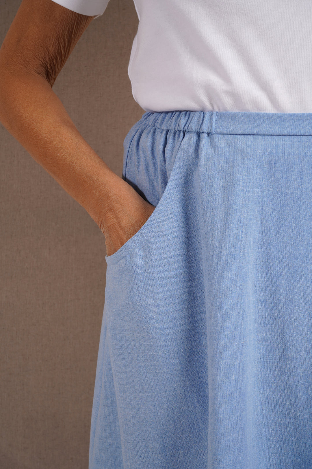 Clarence Skirt - Sky