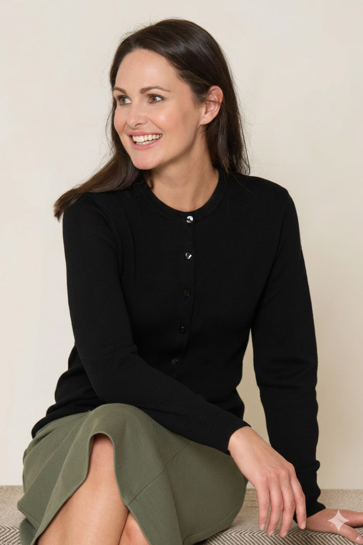 Pure Merino Wool Cardigan