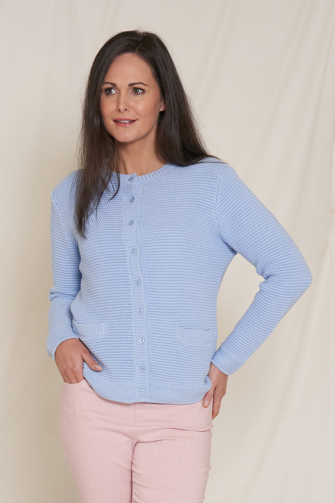 Shell Stitch Cardigan