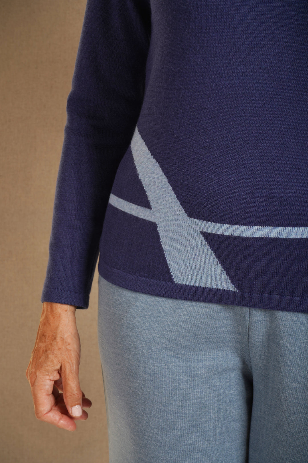 Intarsia Swirl Jumper