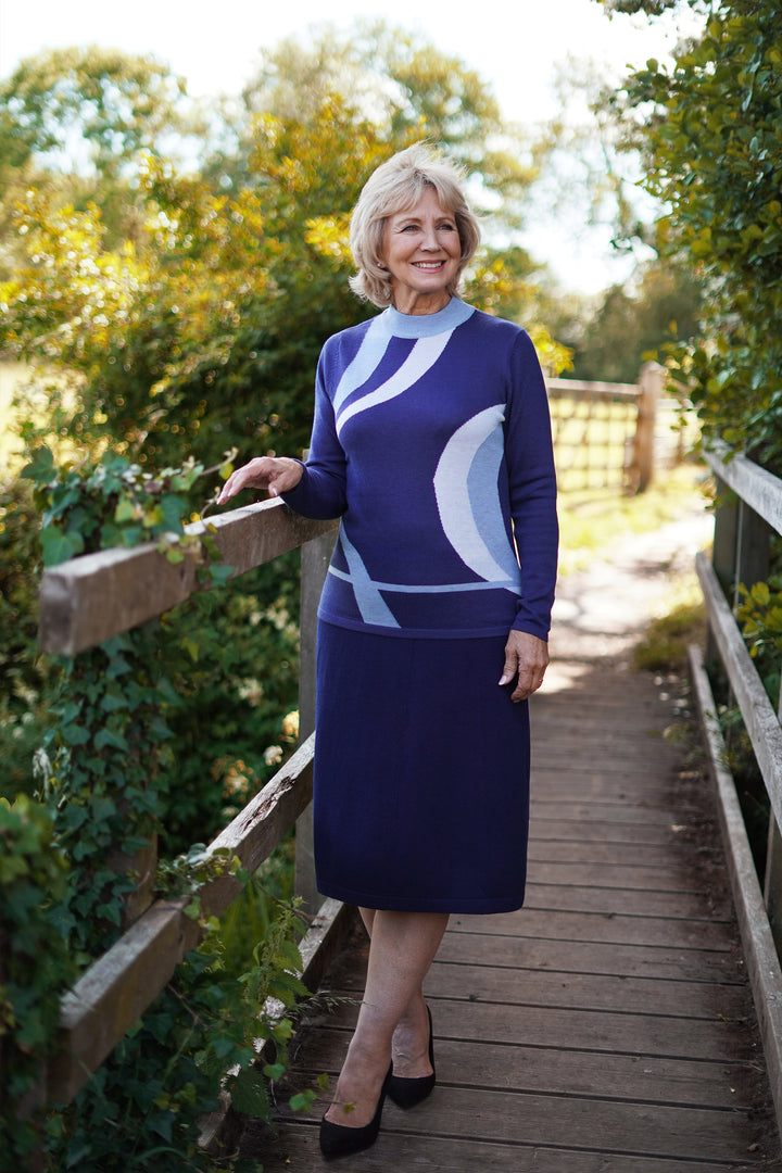 Intarsia Swirl Jumper