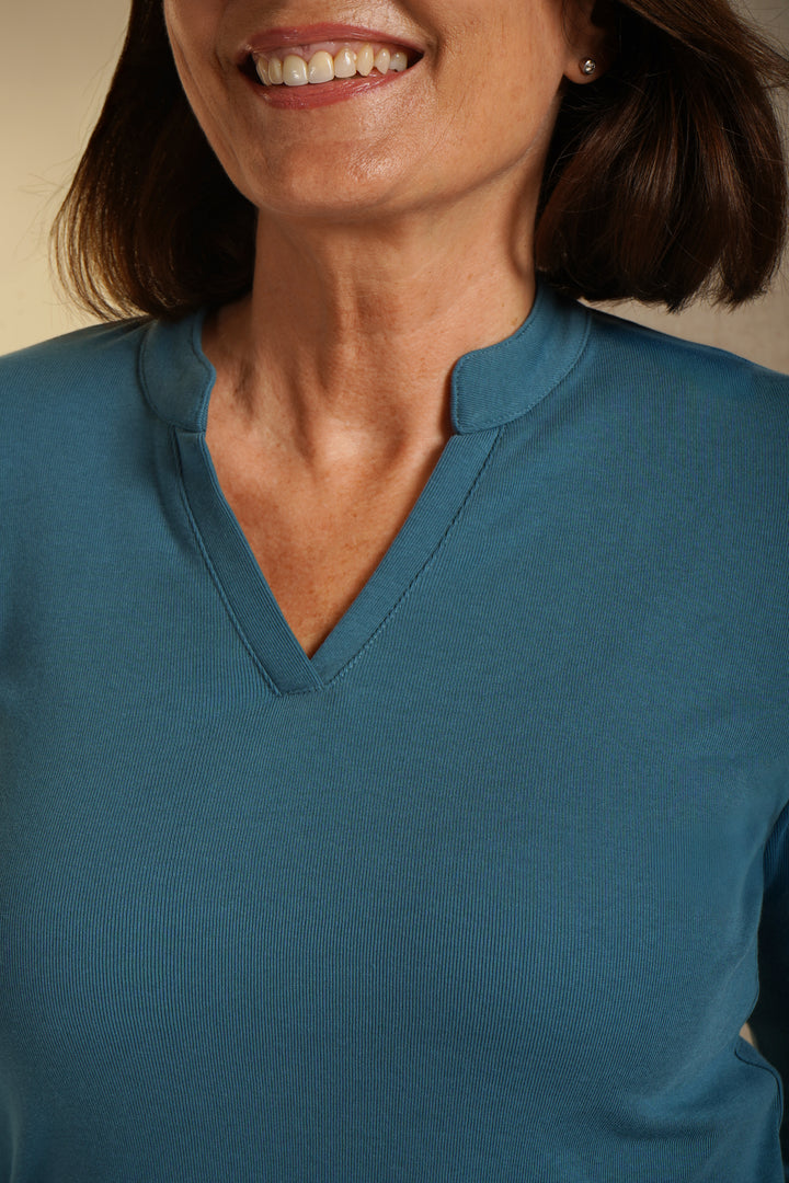 Open Collar Top