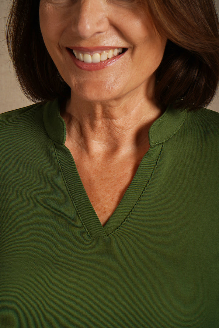 Open Collar Top