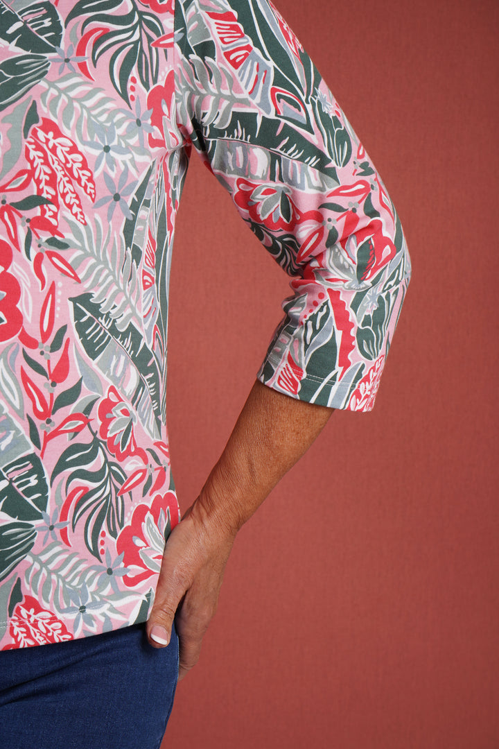 Tropical Polo Top