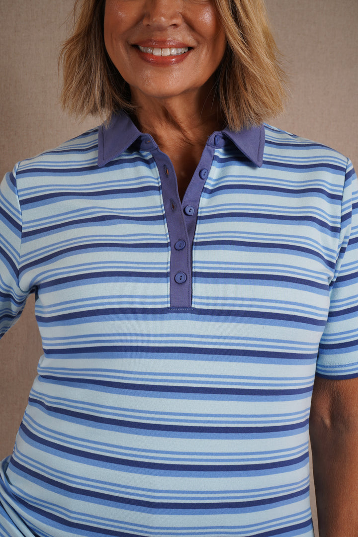 Perry Stripe Polo