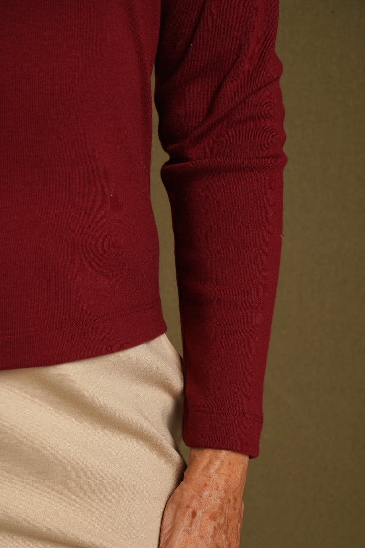 Jenny Open Collar Top