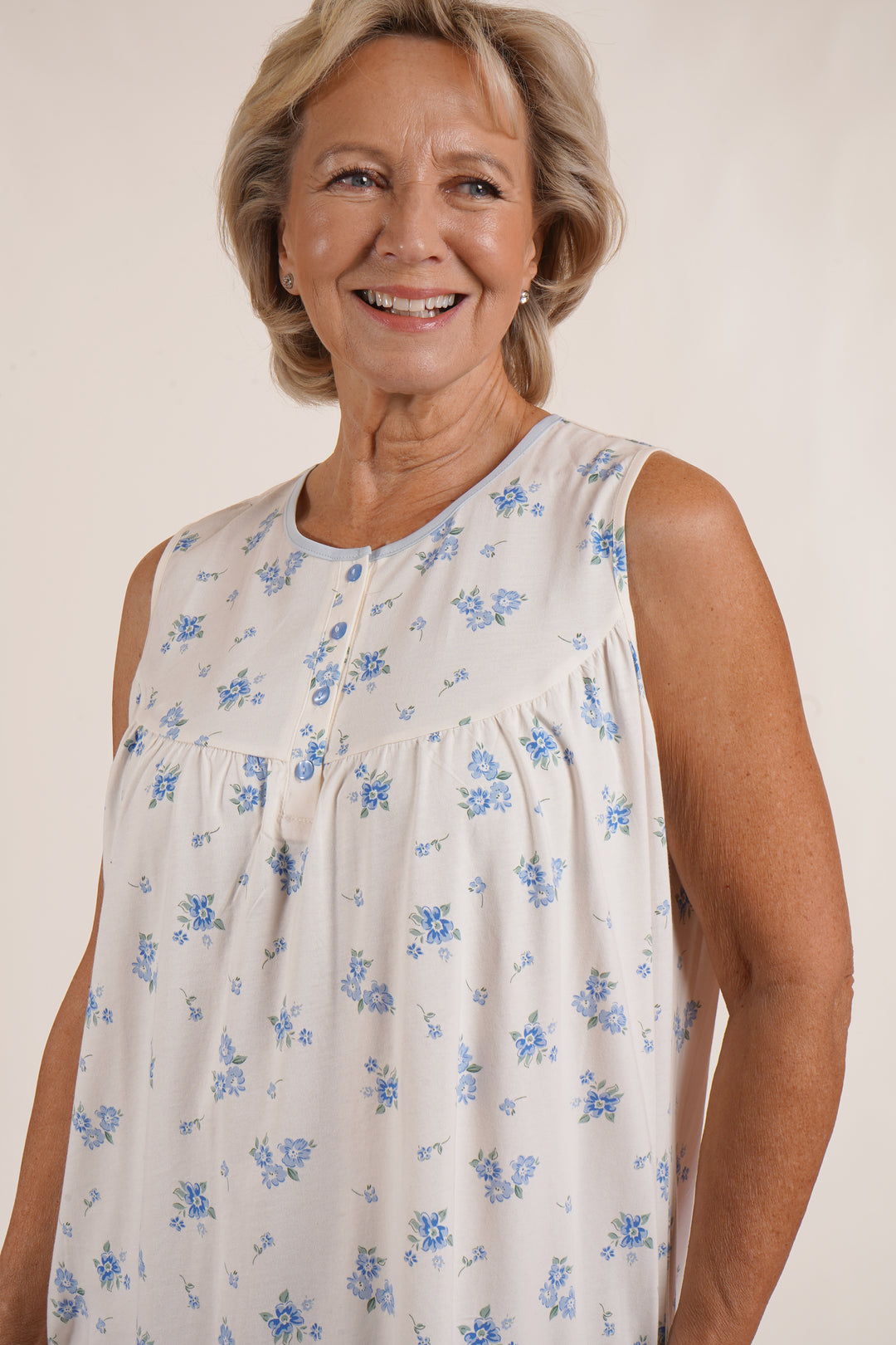 Viola Sleeveless Nightdress - 2 Lengths