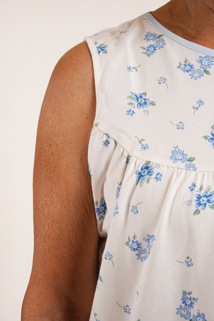 Viola Sleeveless Nightdress - 2 Lengths