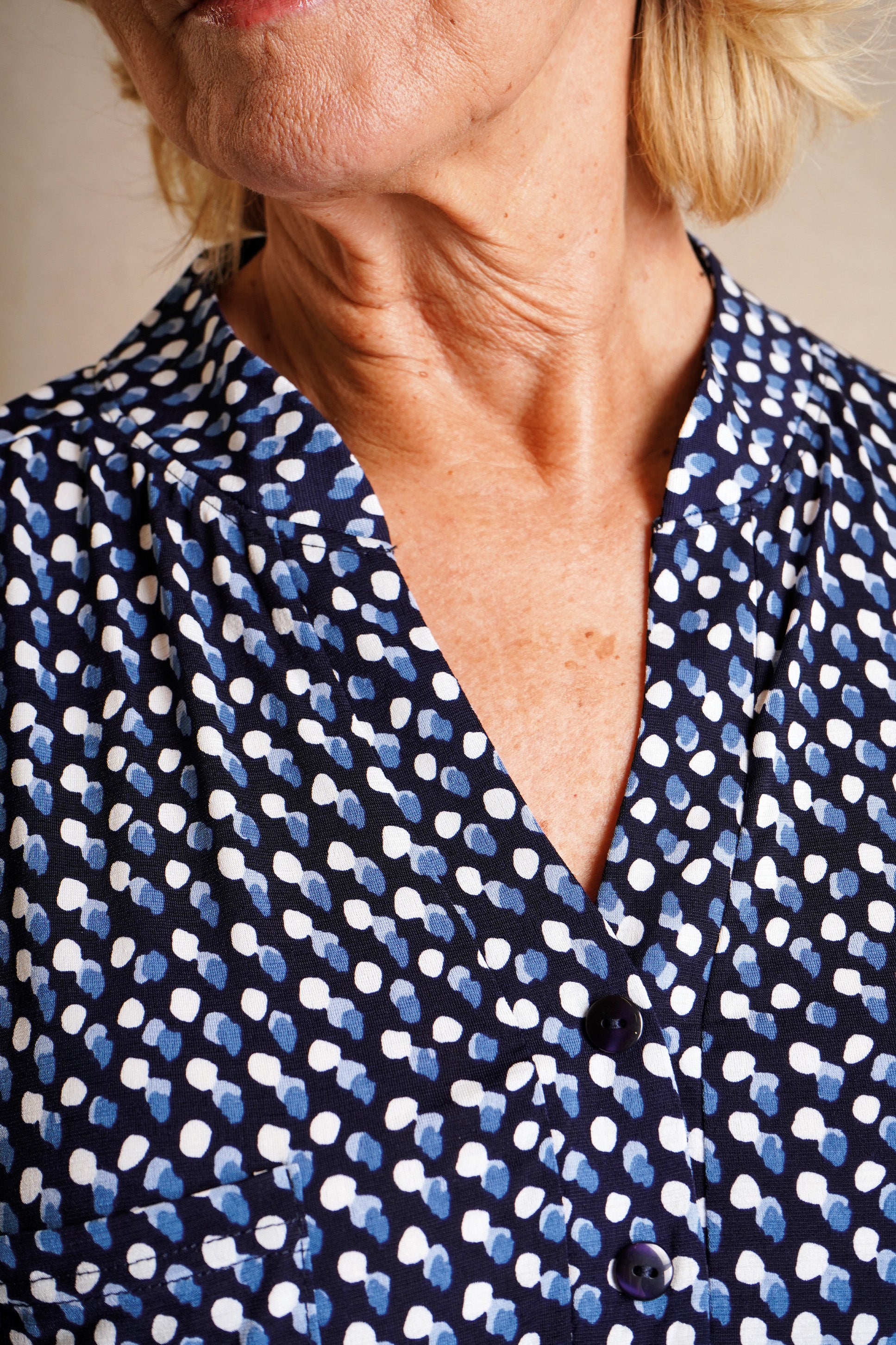 Polka Dot Blouse | Claudia C | Classic Women's Blouses – Carr