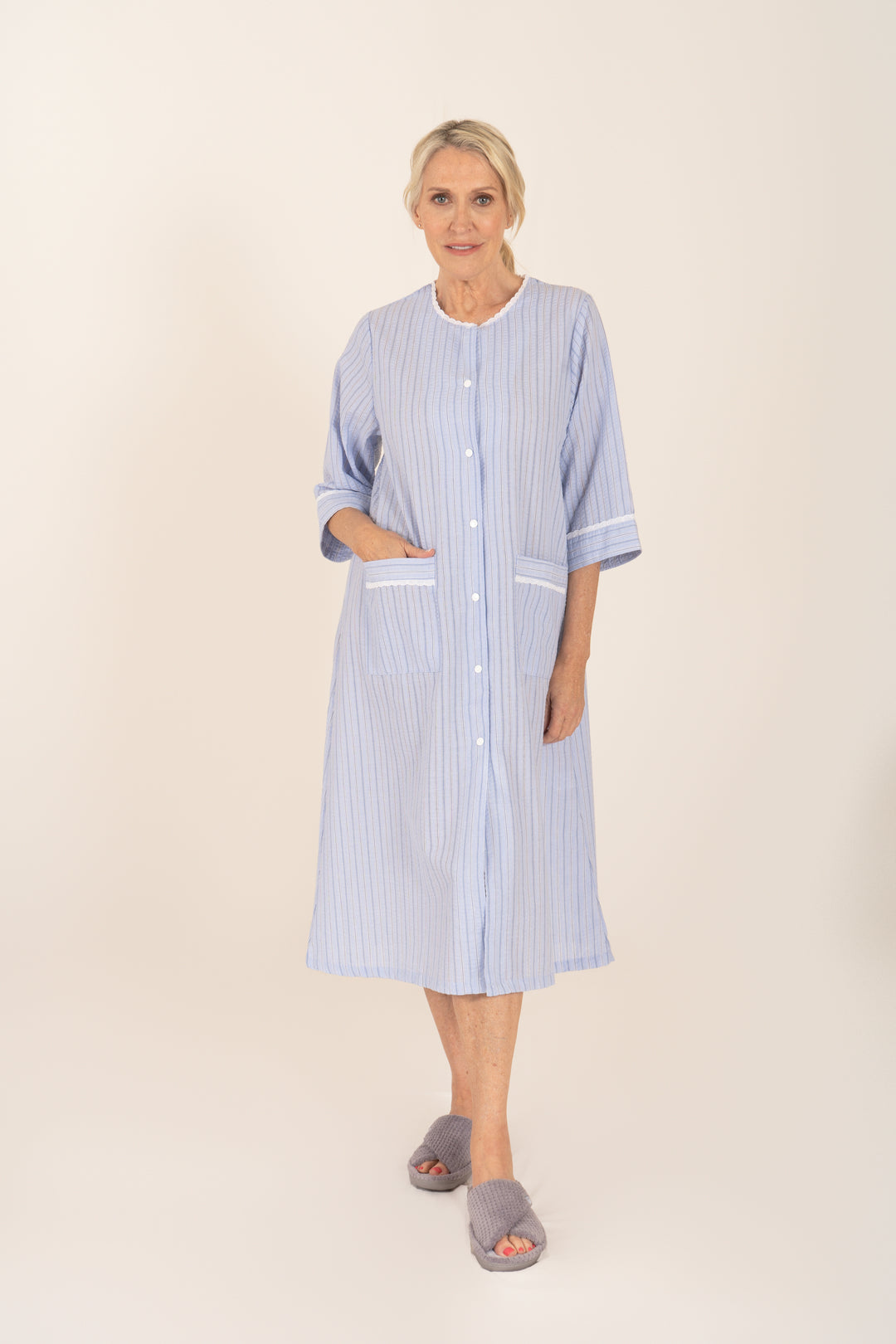 Seersucker Housecoat