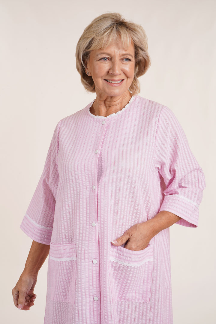 Seersucker Housecoat