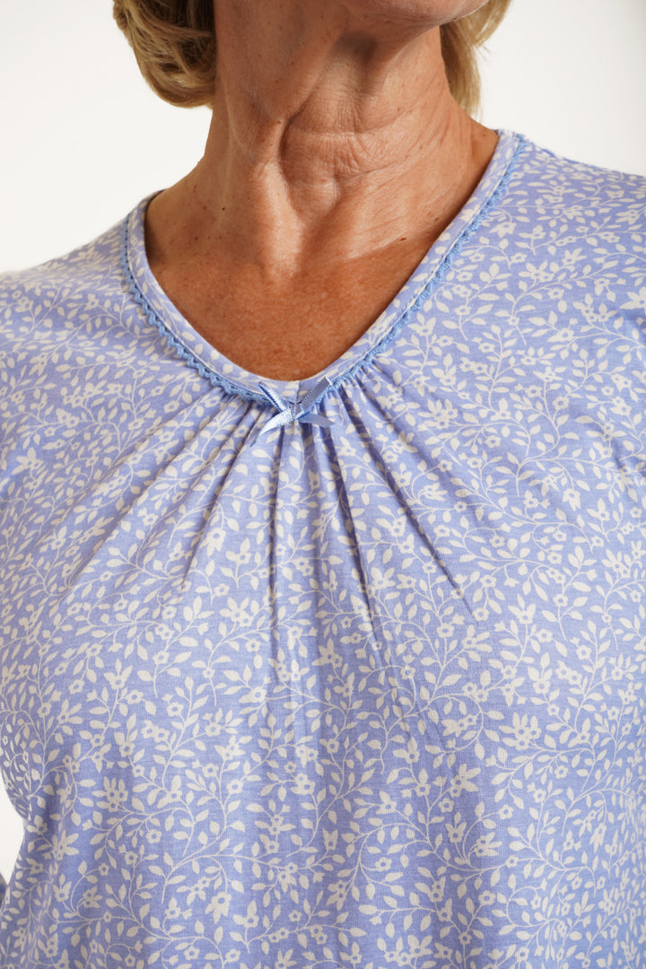 Ditsy Floral Nightdress - Long Sleeve