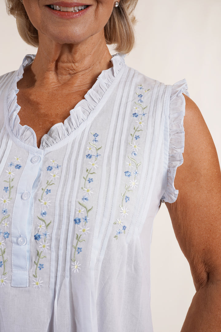 Daisy Sleeveless Nightdress
