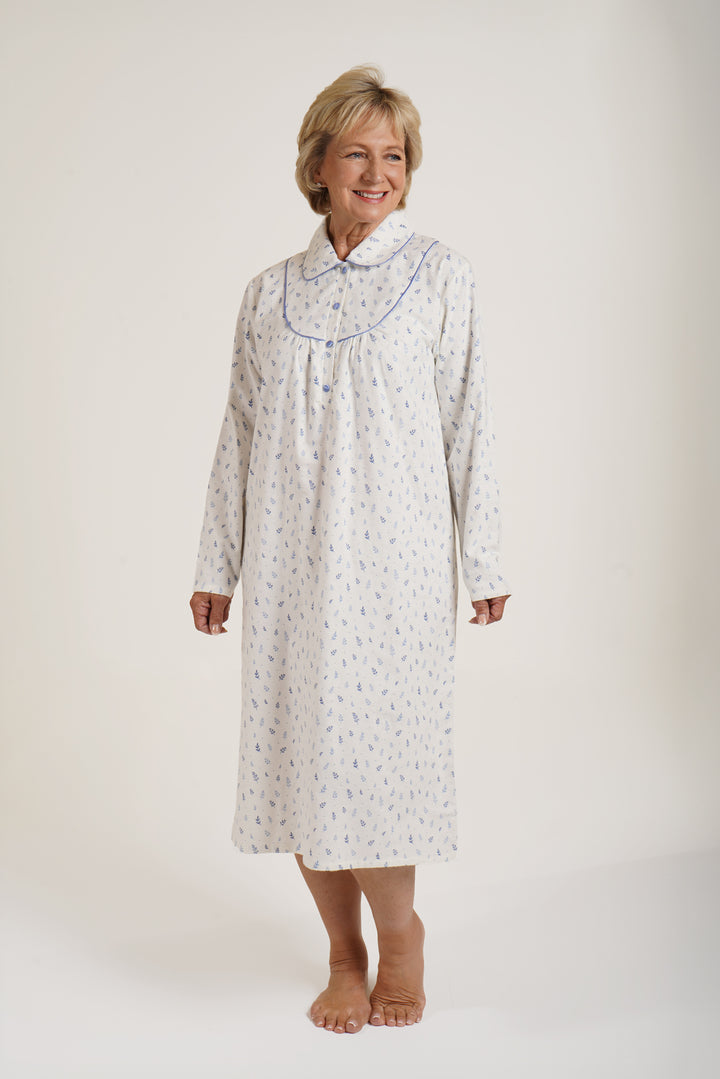 Ditsy Sprig Nightdress - Length 45"
