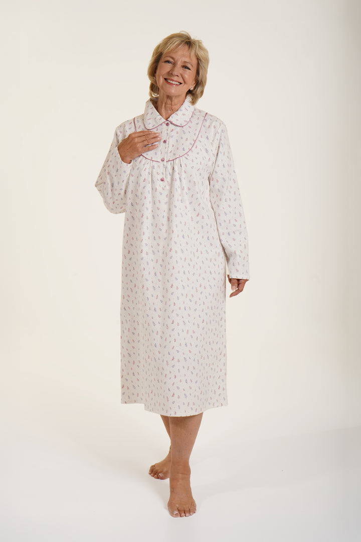 Ditsy Sprig Nightdress - Length 45"