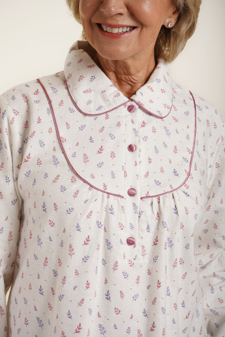 Ditsy Sprig Nightdress - Length 45"