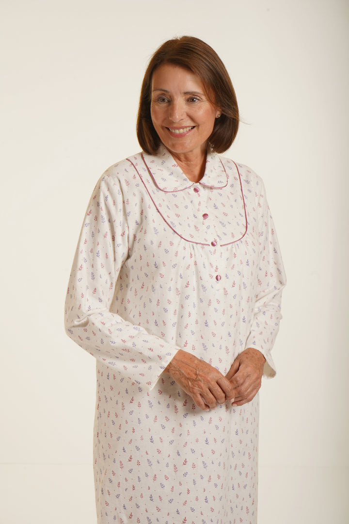 Ditsy Sprig Nightdress - Length 51"