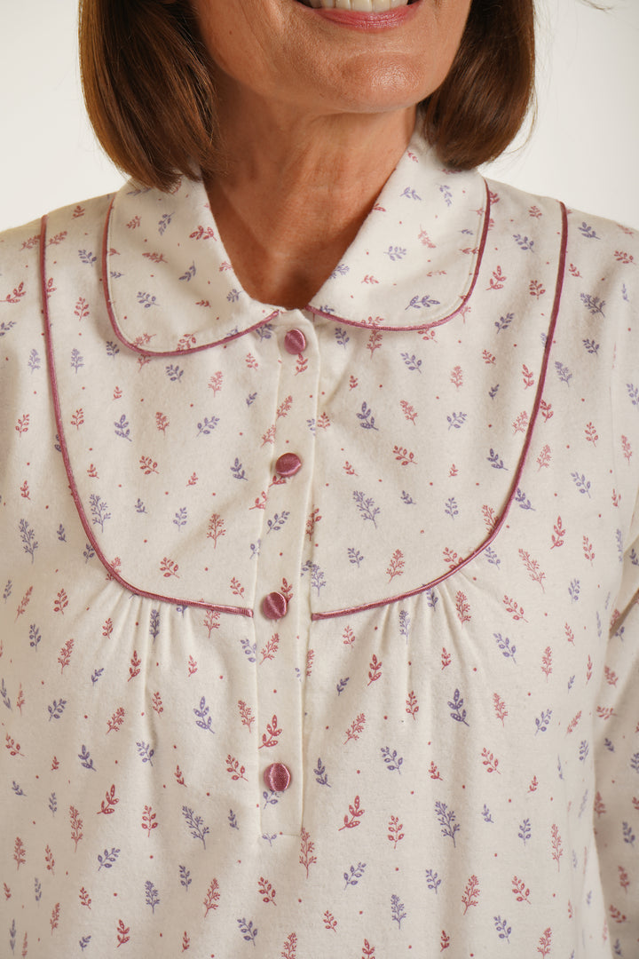 Ditsy Sprig Nightdress - Length 51"