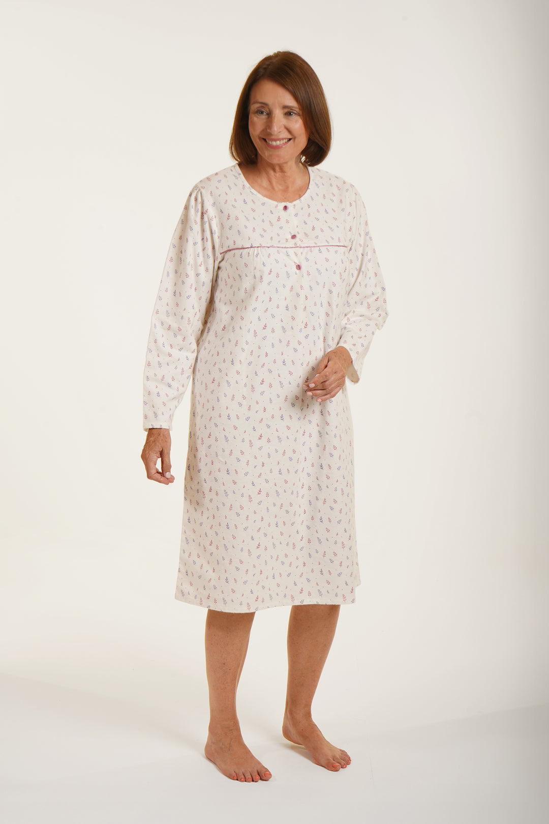 Round Neck Ditsy Sprig Nightdress