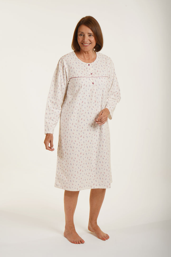 Round Neck Ditsy Sprig Nightdress
