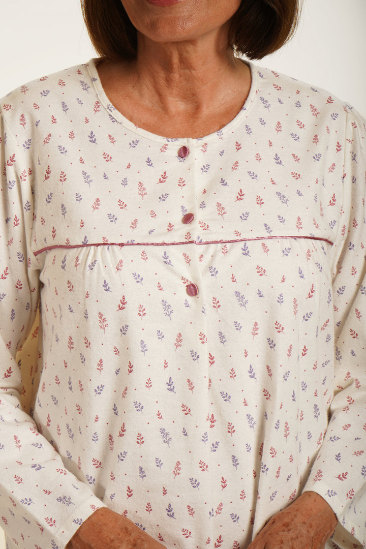 Round Neck Ditsy Sprig Nightdress