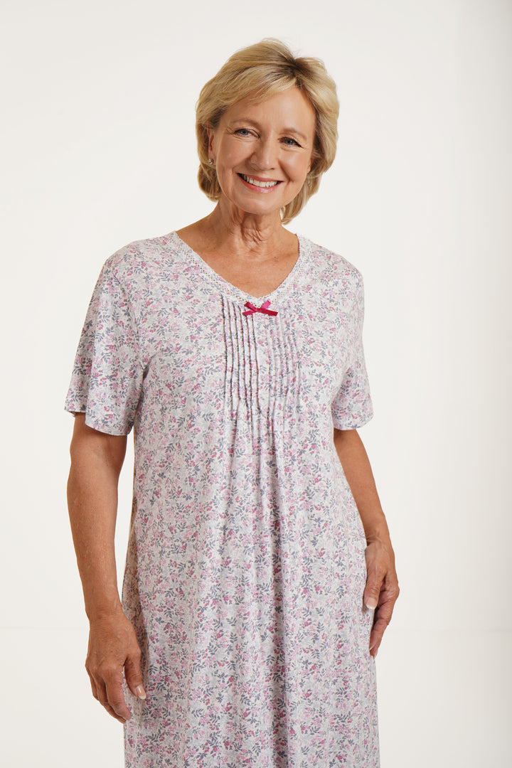 June Short Sleeve Nightdress