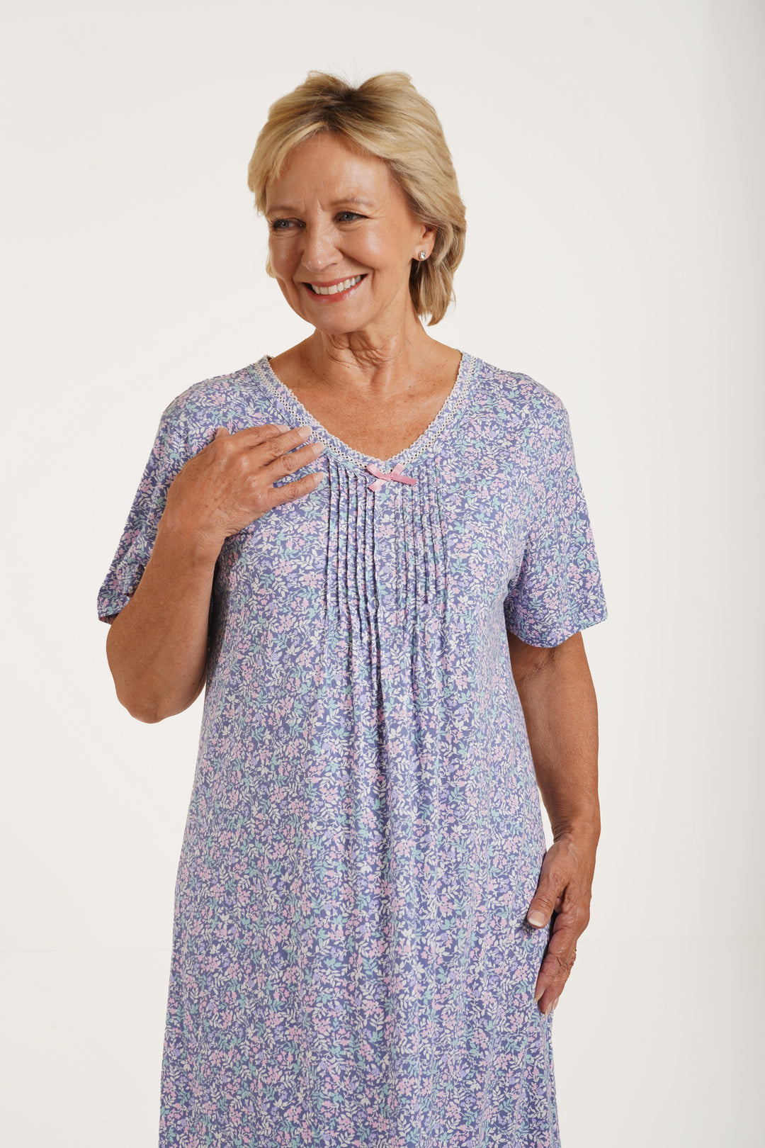 June Short Sleeve Nightdress