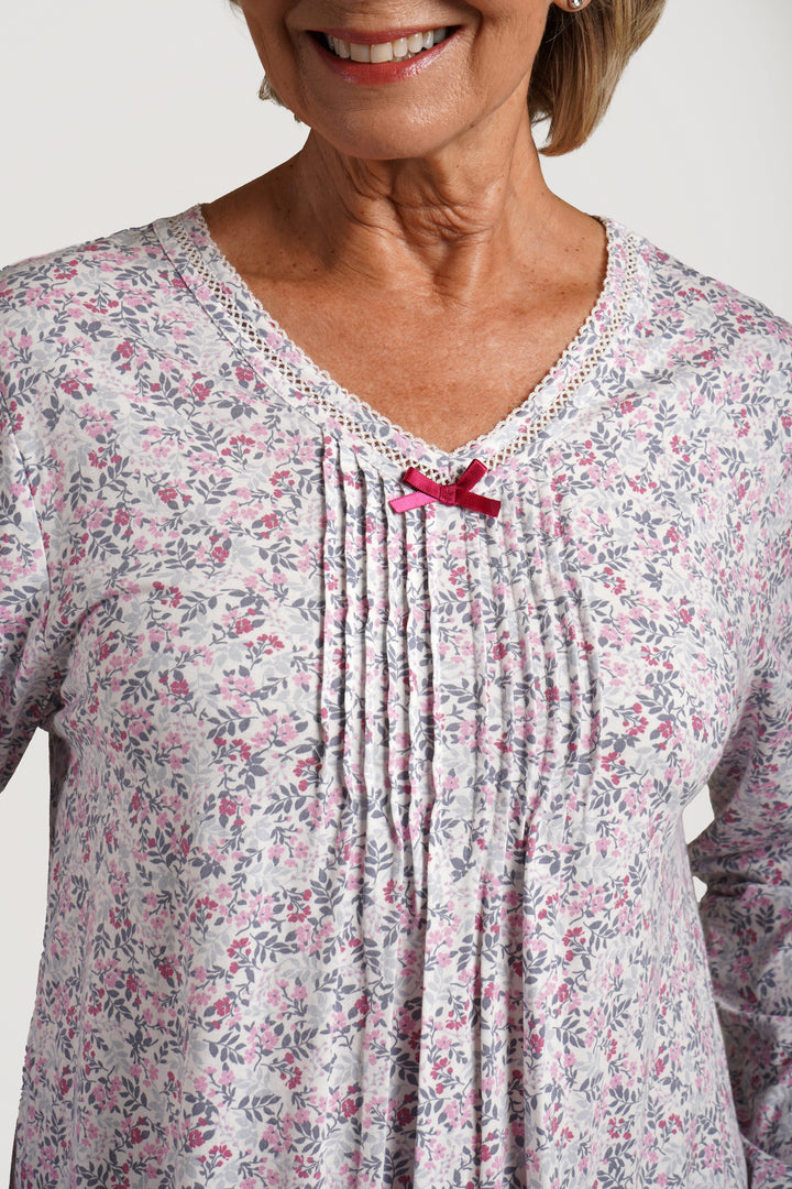 June Long Sleeve Nightdress