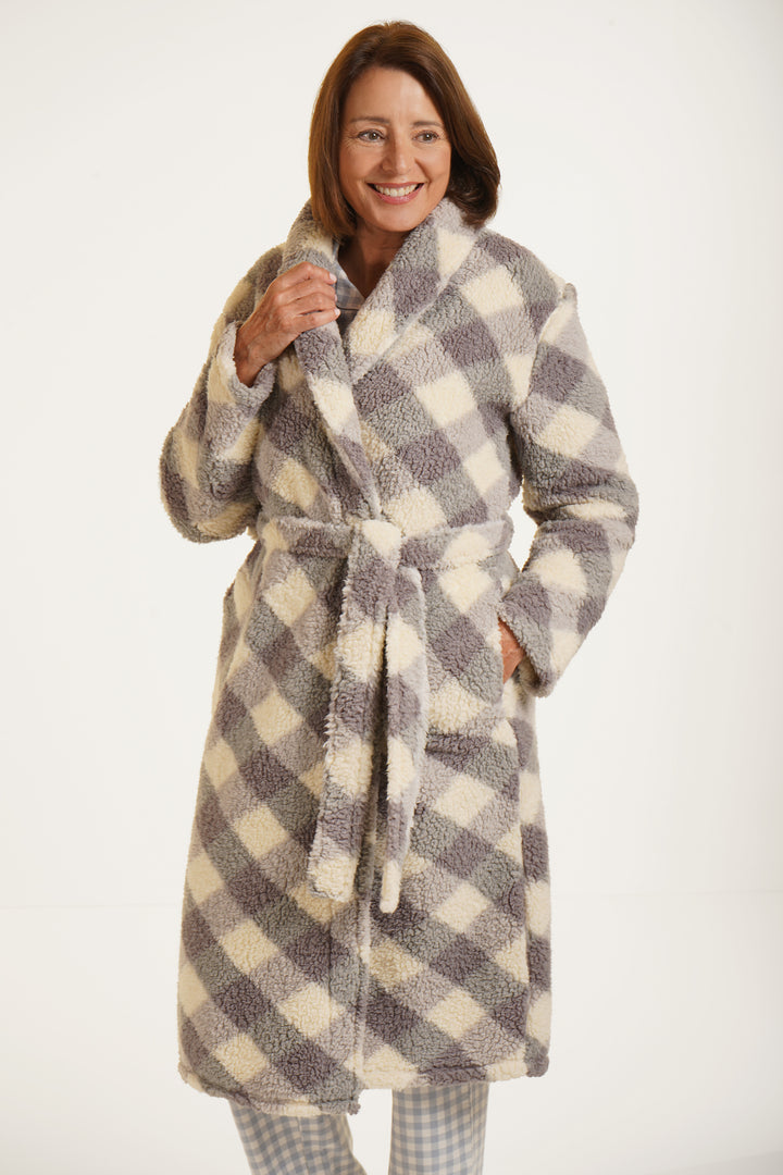 Large Check Wrap