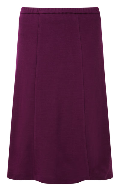 Sandringham Skirt - Aubergine