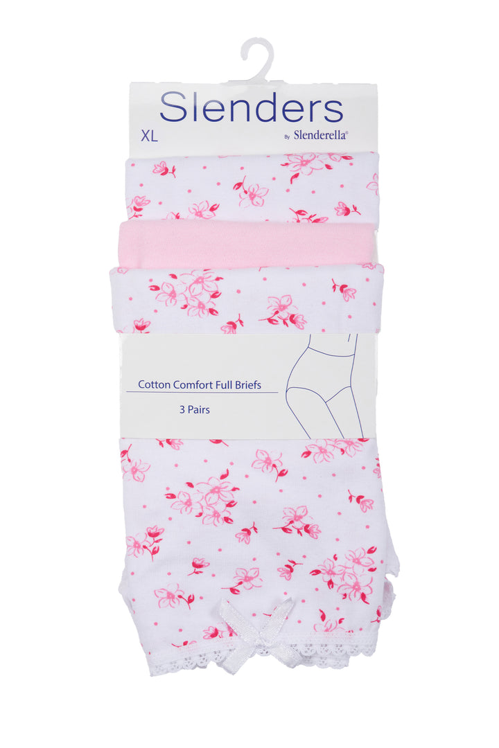 Cotton Comfort Full Briefs (3 Pack)