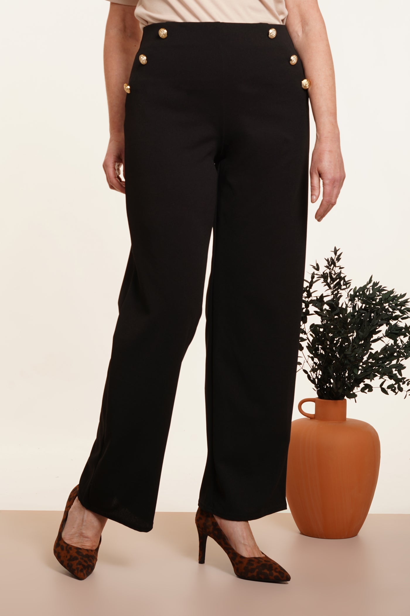 Buttoned Trouser