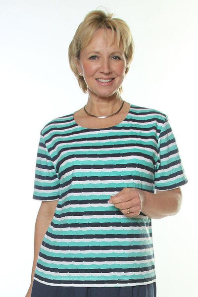 Abstract Stripe Top - Carr & Westley