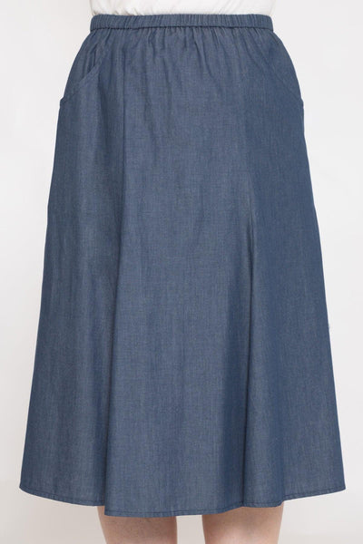 C&W Chambray Skirt - Carr & Westley