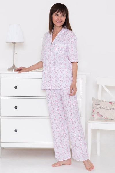 Slenderella Clover Print Pyjamas - Carr & Westley