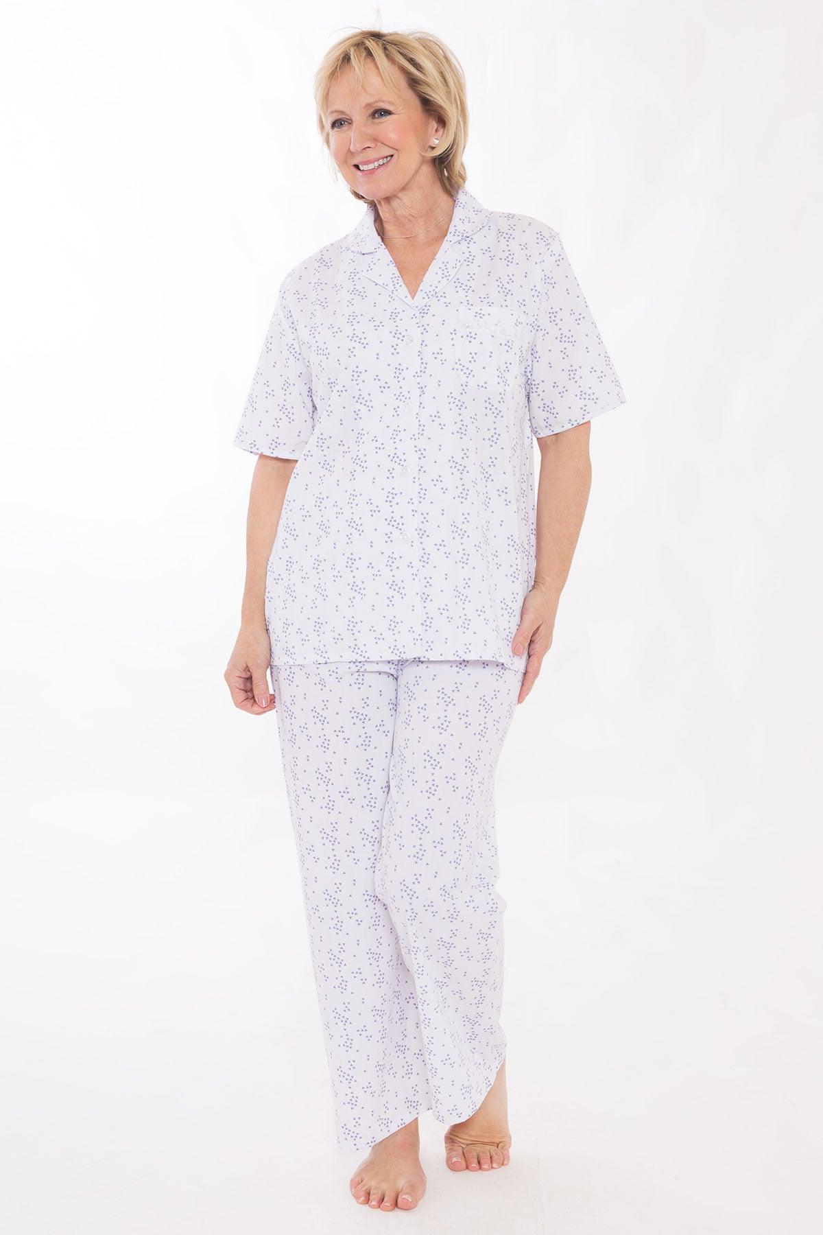Slenderella Clover Print Pyjamas - Carr & Westley
