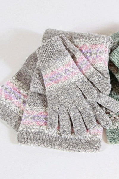Knitted Scarf and Glove set - Carr & Westley
