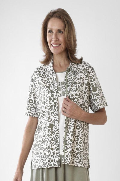Floral Swirl Blouse - Carr & Westley