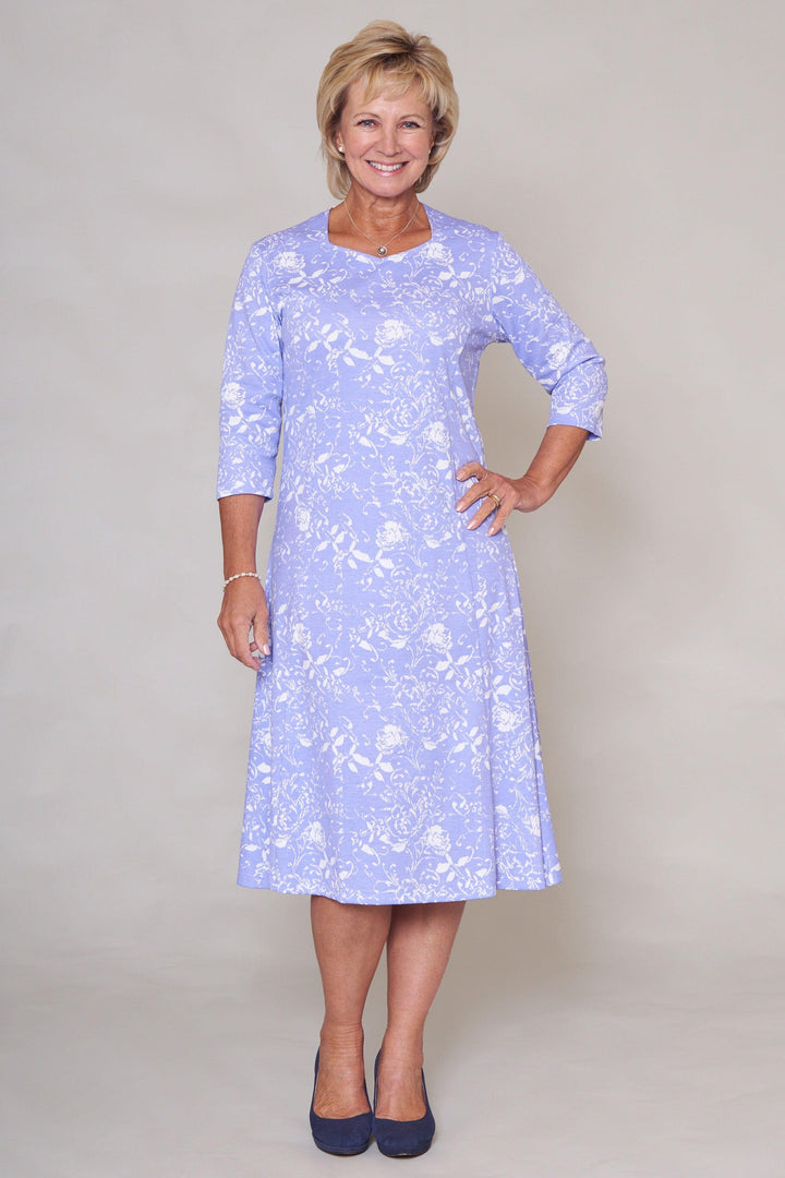 Poppy Floral Swirl Dress - Carr & Westley